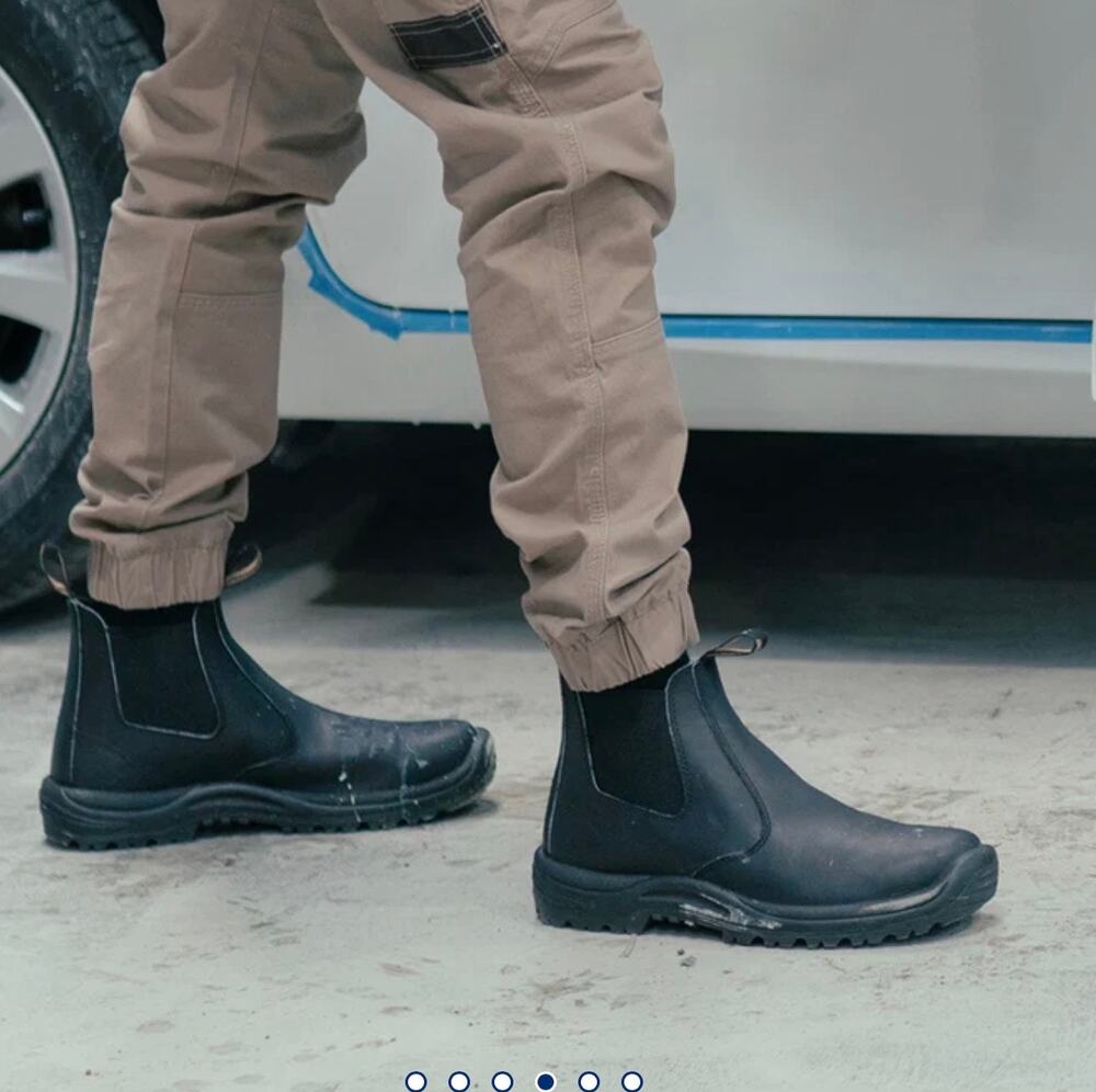 Blundstone Work Series #491 Chelsea Boots, Black, 9M